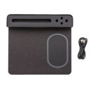 Air Mousepad mit 5W Wireless Charger und USB Farbe: schwarz