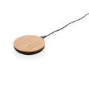 Bamboo X 5W Wireless Charger Farbe: braun