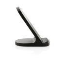15W Wireless Ladehalter aus RCS recyceltem Kunststoff Farbe: schwarz