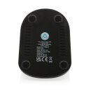 15W Wireless Ladehalter aus RCS recyceltem Kunststoff Farbe: schwarz