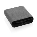 Swiss Peak 15W 3-in 1 Wireless-Reise-Charger aus RCS Plastik Farbe: grau, schwarz