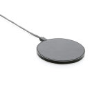 10W Wireless Charger aus RCS Standard recyceltem Kunststoff Farbe: schwarz