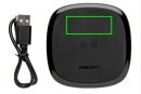 Philips 10W Qi Wireless-Charger Farbe: schwarz