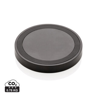 Runder 5W Wireless-Charger Farbe: schwarz