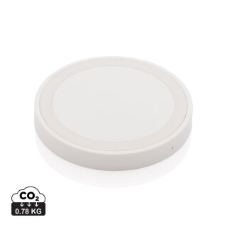 Runder 5W Wireless-Charger Farbe: weiß