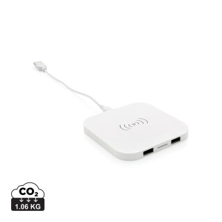 Wireless-5W-Charging-Pad Farbe: weiß