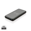 10.000 mAh FastCharging 10W Wireless Powerbank mit PD Farbe: grau