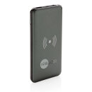 10.000 mAh FastCharging 10W Wireless Powerbank mit PD Farbe: grau