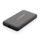 Tusca 10.000 mAh PU Powerbank Farbe: schwarz