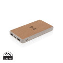 Kork und Weizen 8.000 mAh Wireless Powerbank Farbe: khaki