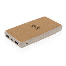 Kork und Weizen 8.000 mAh Wireless Powerbank Farbe: khaki