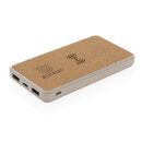 Kork und Weizen 8.000 mAh Wireless Powerbank Farbe: khaki