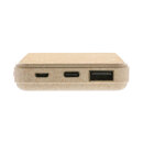 Kork und Weizen 5.000 mAh Pocket-Powerbank Farbe: khaki