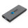 18W PD Powerbank mit 10.000 mAh aus Aluminium Farbe: schwarz