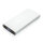 18W PD Powerbank mit 10.000 mAh aus Aluminium Farbe: silber