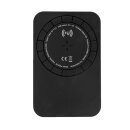 Magnetische 5.000 mAh Wireless Powerbank Farbe: schwarz