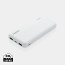 Philips 10.000 mAh Slim Powerbank Farbe: weiß