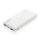 Philips 10.000 mAh Slim Powerbank Farbe: weiß