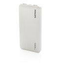 Philips 10.000 mAh Slim Powerbank Farbe: weiß