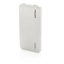 Philips 10.000 mAh Slim Powerbank Farbe: weiß