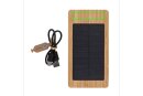 Sunwick 10.000mah Bambus Solar Powerbank Farbe: braun