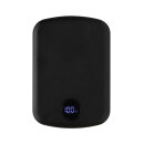 MagBoost 5.000mAh magnetische Powerbank aus RCS rec. Plastik Farbe: schwarz