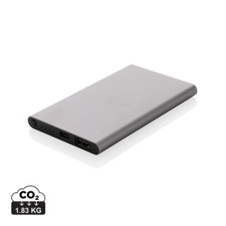 4.000mAh Type-C Powerbank aus RCS recyeltem ABS & Aluminium Farbe: anthrazit