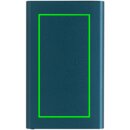 4.000mAh Type-C Powerbank aus RCS recyeltem ABS & Aluminium Farbe: blau