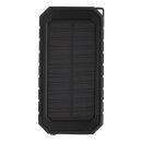 10.000 mAh Solar-Powerbank mit 10W Wireless aus RCS Plastik Farbe: schwarz