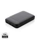 5.000mAh Powerbank aus RCS recyceltem Kunststoff Farbe: schwarz