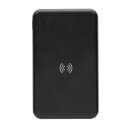 5.000mAh 5W Wireless Powerbank aus RCS recyceltem Kunststoff Farbe: schwarz