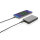 5.000mAh 5W Wireless Powerbank aus RCS recyceltem Kunststoff Farbe: schwarz