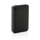 10.000 mAh Powerbank aus RCS Standard recyceltem Kunststoff Farbe: schwarz