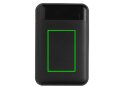 10.000 mAh Powerbank aus RCS Standard recyceltem Kunststoff Farbe: schwarz