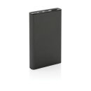 Terra 5.000 mAhPowerbank aus RCS recyceltem Aluminium Farbe: grau