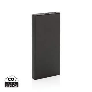 Terra RCS recycelte 18W-Aluminium-Powerbank 10.000mAh Farbe: grau