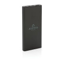 Terra RCS recycelte 18W-Aluminium-Powerbank 10.000mAh Farbe: grau