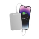 Urban Vitamin Compton 10000mAh Powerbank aus RCS Plastik/Alu Farbe: silber