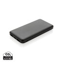 High Density 10.000 mAh Pocket Powerbank Farbe: schwarz