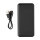 High Density 10.000 mAh Pocket Powerbank Farbe: schwarz