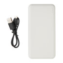 High Density 10.000 mAh Pocket Powerbank Farbe: weiß