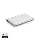 4.000 mAh Powerbank Farbe: silber, weiß