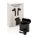 Liberty kabellose Kopfhörer in Ladebox Farbe: schwarz