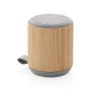 Bambus und Stoff 3W Wireless Speaker Farbe: braun