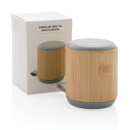 Bambus und Stoff 3W Wireless Speaker Farbe: braun