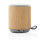 Bambus und Stoff 3W Wireless Speaker Farbe: braun