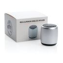 Kabelloser Mini-Lautsprecher aus Aluminium Farbe: silber