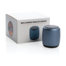 Kabelloser Mini-Lautsprecher aus Aluminium Farbe: blau