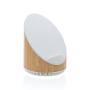 Ovate 5W Bambus Lautsprecher mit 15W WirelessCharger Farbe: braun