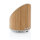 Ovate 5W Bambus Lautsprecher mit 15W WirelessCharger Farbe: braun